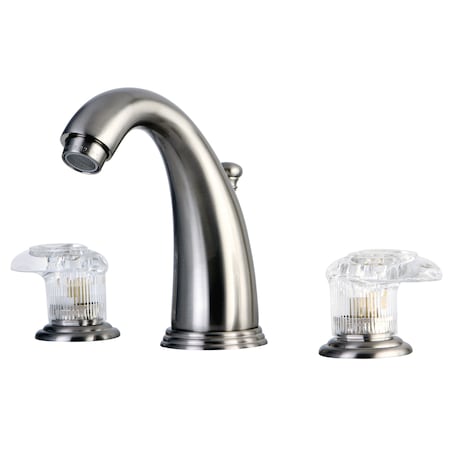 Kingston Brass Widespread Bathroom Faucet, Brushed Nickel GKB988ALL